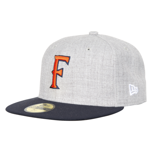 New Era 'F' Cap - Heather Gray